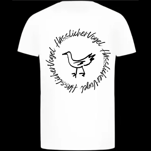 T-Shirt "Hässlicher Vogel" rund