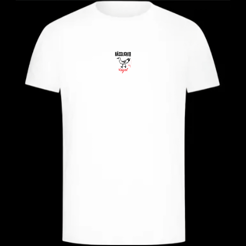 T-Shirt "Hässlicher Vogel" rund